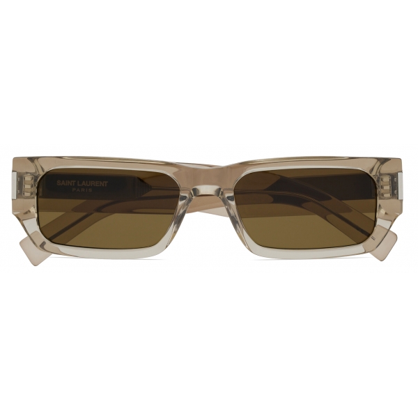 Yves Saint Laurent - SL 660 - Transparent Sand Silver Brown - Sunglasses - Saint Laurent Eyewear