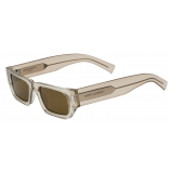 Yves Saint Laurent - SL 660 - Transparent Sand Silver Brown - Sunglasses - Saint Laurent Eyewear