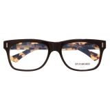 Cutler & Gross - 1362 Rectangle Optical Glasses - Black on Camo - Luxury - Cutler & Gross Eyewear