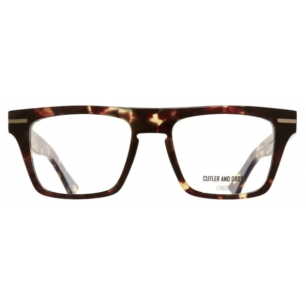 Cutler & Gross - 1357 D-Frame Optical Glasses - Whiskey - Luxury - Cutler & Gross Eyewear