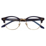 Cutler & Gross - 1333 Browline Optical Glasses - Classic Navy Blue - Luxury - Cutler & Gross Eyewear