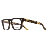 Cutler & Gross - 1320 D-Frame Optical Glasses - Black on Camo - Luxury - Cutler & Gross Eyewear