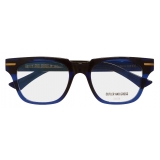 Cutler & Gross - 1355 D-Frame Optical Glasses - Midnight Rambler Blue - Luxury - Cutler & Gross Eyewear
