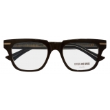 Cutler & Gross - 1355 D-Frame Optical Glasses - Black Taxi - Luxury - Cutler & Gross Eyewear