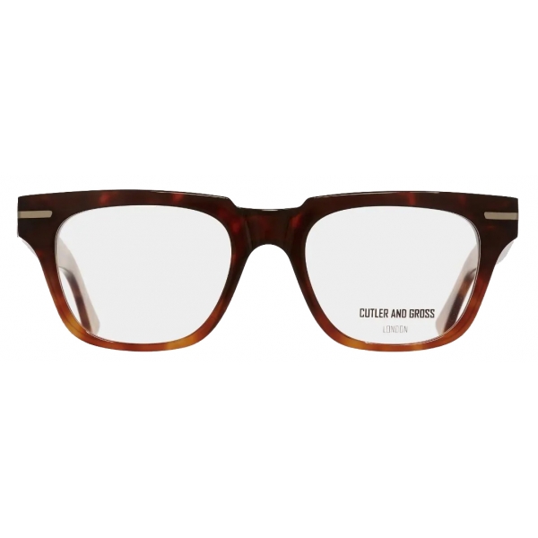 Cutler & Gross - 1355 D-Frame Optical Glasses - Whiskey - Luxury - Cutler & Gross Eyewear