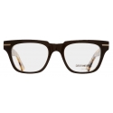 Cutler & Gross - 1355 D-Frame Optical Glasses - Black Taxi on Camo - Luxury - Cutler & Gross Eyewear