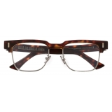 Cutler & Gross - 1332 Browline Optical Glasses - Dark Turtle - Luxury - Cutler & Gross Eyewear