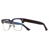Cutler & Gross - 1332 Browline Optical Glasses - Classic Navy Blue - Luxury - Cutler & Gross Eyewear