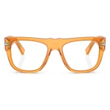 Persol - PO3295V - Arancione Trasparente - Occhiali da Vista - Persol Eyewear