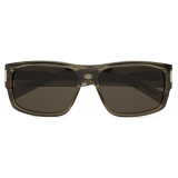 Yves Saint Laurent - SL 689 - Transparent Taupe Silver Grey - Sunglasses - Saint Laurent Eyewear