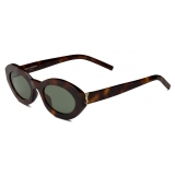 Yves Saint Laurent - Occhiali da Sole SL M136 - Avana Media Oro Chiaro Verde - Saint Laurent Eyewear