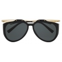 Yves Saint Laurent - SL M137 Amelia - Black Light Gold - Sunglasses - Saint Laurent Eyewear