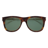 Yves Saint Laurent - Occhiali da Sole SL 51 Rim Over - Havana Oro Chiaro Verde - Saint Laurent Eyewear