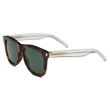 Yves Saint Laurent - Occhiali da Sole SL 51 Rim Over - Havana Oro Chiaro Verde - Saint Laurent Eyewear