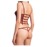 Belarex - Cape Town Thong - Dark Red - Thong - Lingerie - Luxury Exclusive Collection