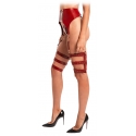 Belarex - Rome Garters - Dark Red - Harnesses - Lingerie - Luxury Exclusive Collection