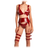 Belarex - Rome Garters - Dark Red - Harnesses - Lingerie - Luxury Exclusive Collection