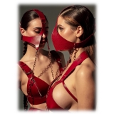 Belarex - Fidelis - Dark Red - Harnesses - Lingerie - Luxury Exclusive Collection