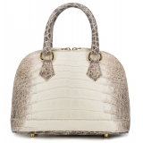 Avvenice - Imperium - Crocodile Bag - Himalaya Matt - Handmade in Italy - Exclusive Luxury Collection