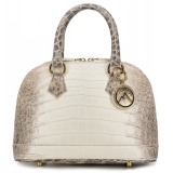 Avvenice - Imperium - Crocodile Bag - Himalaya Matt - Handmade in Italy - Exclusive Luxury Collection