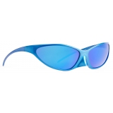 Balenciaga - Occhiali da Sole 4G Cat - Blu - Occhiali da Sole - Balenciaga Eyewear