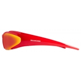 Balenciaga - Occhiali da Sole Reverse Xpander Rectangle - Rosso - Occhiali da Sole - Balenciaga Eyewear