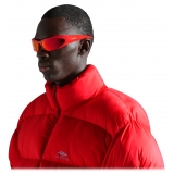 Balenciaga - Reverse Xpander Rectangle Sunglasses - Red - Sunglasses - Balenciaga Eyewear