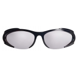 Balenciaga - Reverse Xpander Rectangle Sunglasses - Black - Sunglasses - Balenciaga Eyewear