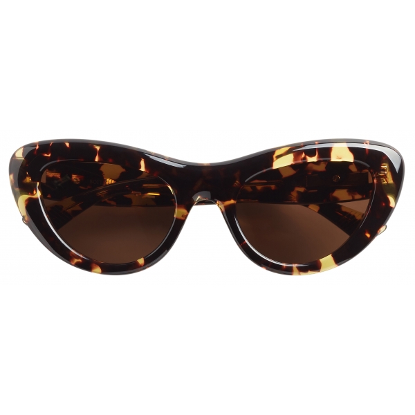 Bottega Veneta - Bombe Cat Eye Sunglasses - Havana Brown - Sunglasses - Bottega Veneta Eyewear