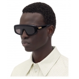 Bottega Veneta - Bombe Shield Sunglasses - Black Grey - Sunglasses - Bottega Veneta Eyewear