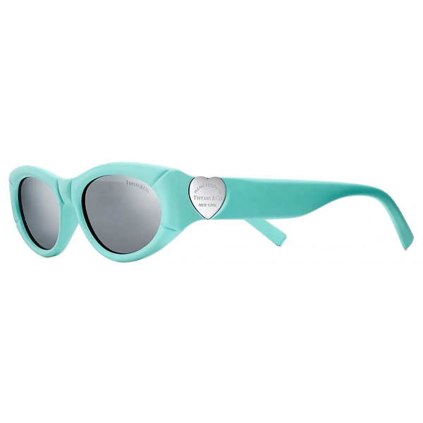 Tiffany & Co. - Oval Sunglasses - Tiffany Blue® Grey - Return To Tiffany Collection - Tiffany & Co. Eyewear