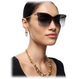 Tiffany & Co. - Occhiale da Sole a Farfalla - Oro Grigio Sfumato - Collezione Tiffany Hardwear - Tiffany & Co. Eyewear