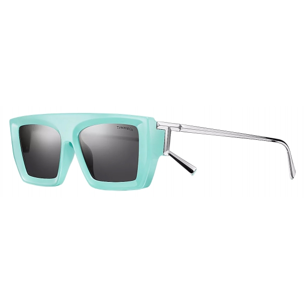 Tiffany & Co. - Cat Eye Sunglasses - Silver Black Blue - Tiffany T Collection - Tiffany & Co. Eyewear
