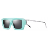 Tiffany & Co. - Cat Eye Sunglasses - Silver Black Blue - Tiffany T Collection - Tiffany & Co. Eyewear