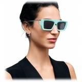 Tiffany & Co. - Cat Eye Sunglasses - Silver Black Blue - Tiffany T Collection - Tiffany & Co. Eyewear