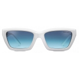 Tiffany & Co. - Rectangular Sunglasses - White Tiffany Blue® - Tiffany T Collection - Tiffany & Co. Eyewear