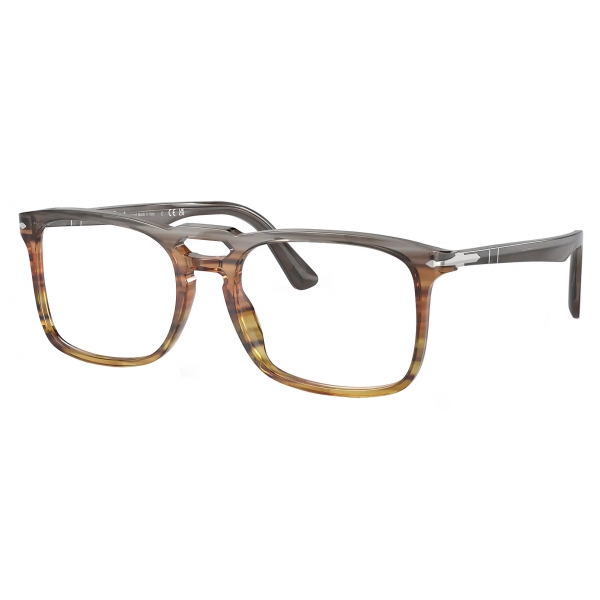 Persol - PO3277V - Striped Grey Gradient Brown - Optical Glasses - Persol Eyewear