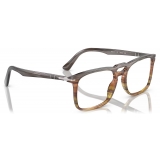 Persol - PO3277V - Striped Grey Gradient Brown - Optical Glasses - Persol Eyewear