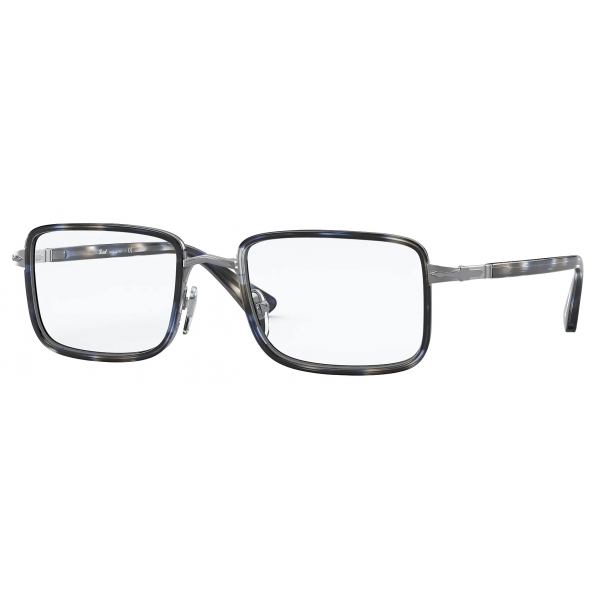 Persol - PO2473V - Grigio Striato Blu - Occhiali da Vista - Persol Eyewear