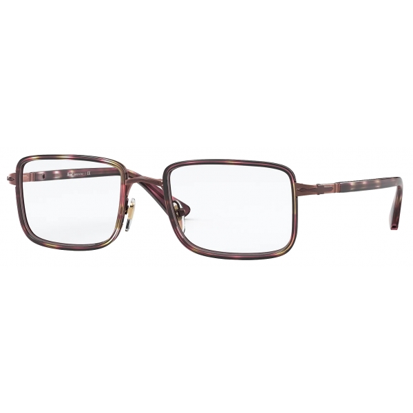 Persol - PO2473V - Brown Striped Bordeaux Green - Optical Glasses - Persol Eyewear