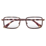 Persol - PO2473V - Bordeaux Striato Marrone Verde - Occhiali da Vista - Persol Eyewear