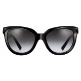 Tiffany & Co. - Occhiale da Sole Cat Eye - Nero Grigio Sfumato - Collezione Tiffany T - Tiffany & Co. Eyewear