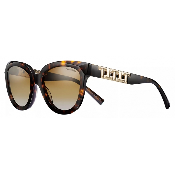Tiffany & Co. - Cat Eye Sunglasses - Tortoiseshell Brown - Tiffany T Collection - Tiffany & Co. Eyewear