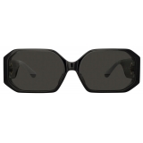 Linda Farrow - Bailey Angular Sunglasses in Black - LFL1427C1SUN - Linda Farrow Eyewear
