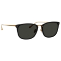 Linda Farrow - Cassin D-Frame Sunglasses in Black - LFL1457C1SUN - Linda Farrow Eyewear