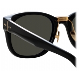 Linda Farrow - Cedric A Rectangular Sunglasses in Black and Grey - LFL1275AC9SUN - Linda Farrow Eyewear