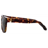 Linda Farrow - Cedric A Rectangular Sunglasses in Tortoiseshell - LFL1275AC10SUN - Linda Farrow Eyewear