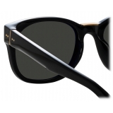 Linda Farrow - Cedric Rectangular Sunglasses in Black and Grey - LFL1275C4SUN - Linda Farrow Eyewear