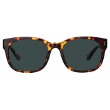 Linda Farrow - Cedric Rectangular Sunglasses in Tortoiseshell - LFL1275C5SUN - Linda Farrow Eyewear