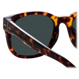 Linda Farrow - Cedric Rectangular Sunglasses in Tortoiseshell - LFL1275C5SUN - Linda Farrow Eyewear